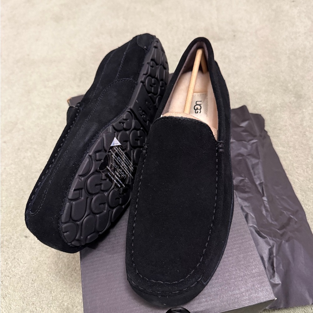 UGG Men's Classic Black Slip-On Loafers